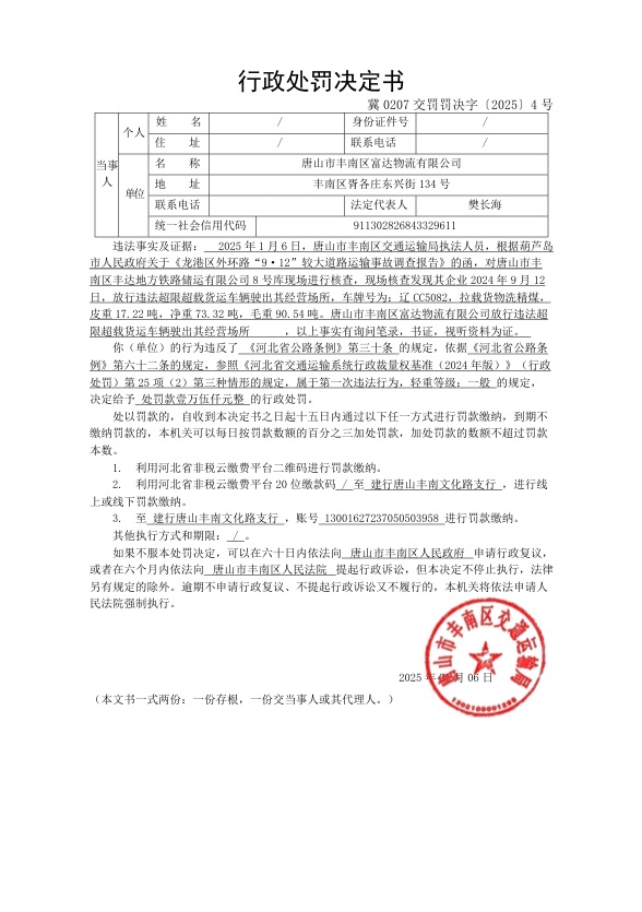 冀0207交罚罚决字〔2025〕4号.jpg