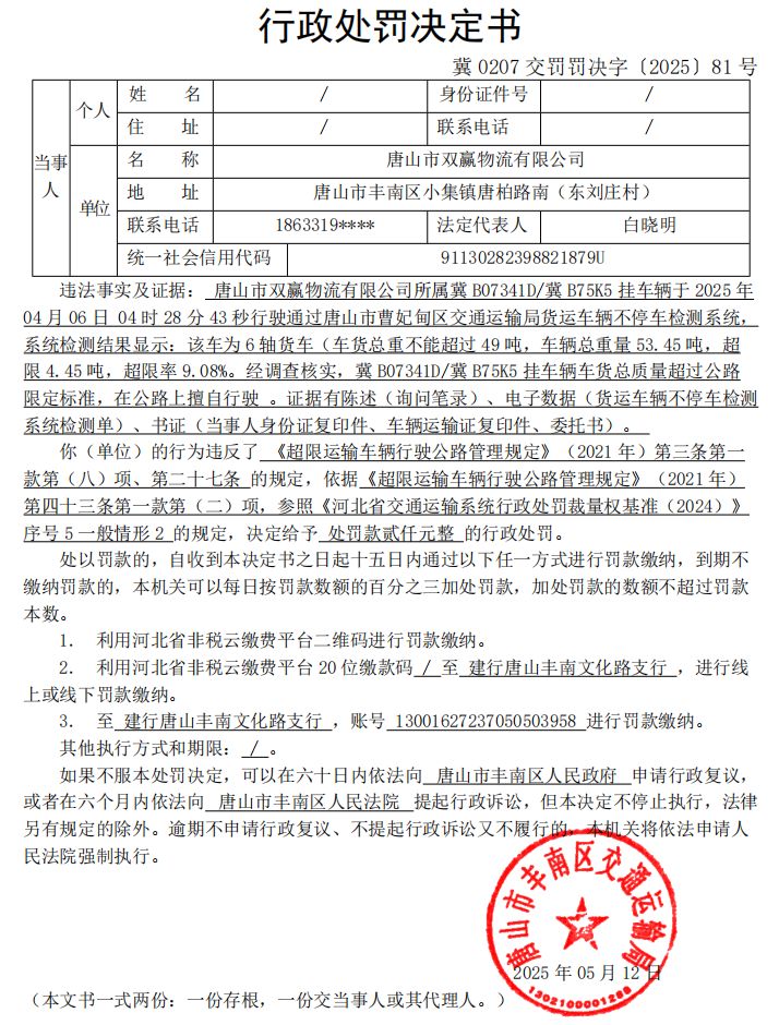 冀 0207 交罚罚决字〔2025〕81 号.jpg