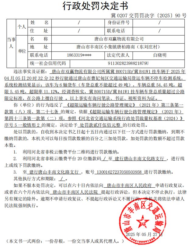 冀 0207 交罚罚决字〔2025〕90 号.jpg